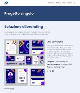 Soluzione Di Branding - Mockup Di Sito Web Gratuito