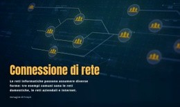 Connessione Di Rete - Modelli Di Siti Web