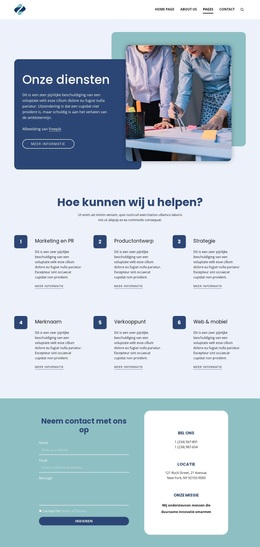 Wij Bieden Topdiensten - Eenvoudig Te Gebruiken WordPress-Thema