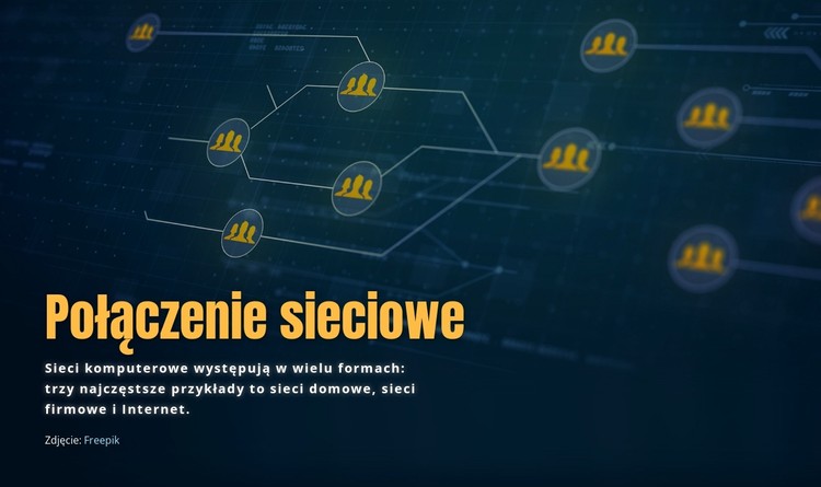 Połączenie internetowe Szablon CSS