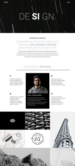 Web Design Para Design E Arte Criativa