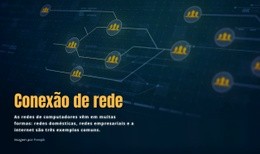 Conexão De Rede - Modelo Gratuito De Uma Página