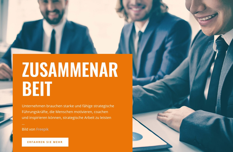 Tolle Teamarbeit WordPress-Theme