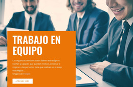 Plantilla CSS Para Gran Trabajo De Equipo