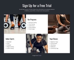 Functional And Group Training - Easy-To-Use Html Code