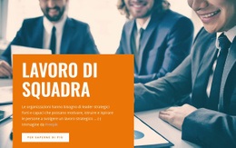 Ottimo Lavoro Di Squadra - Generatore Di Siti Web Multiuso Creativo