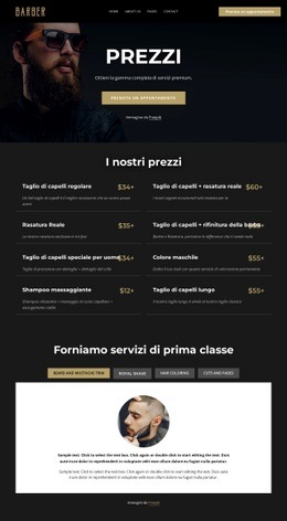 Listino Prezzi Barbiere - Migliore Una Pagina Gratuita