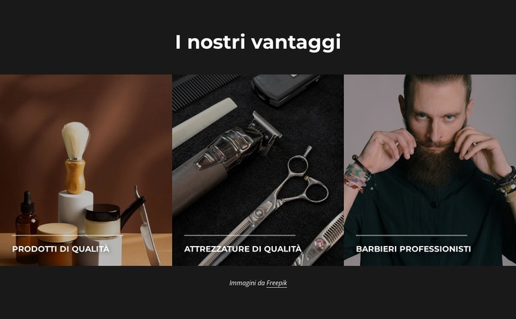 Vantaggi del barbiere Tema WordPress