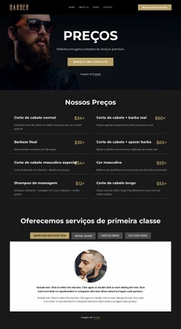 Lista De Preços De Barbearia