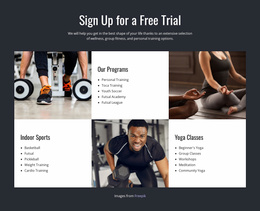 Functional And Group Training - Simple Website Template