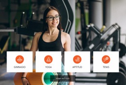 Gimnasio Solo Para Mujeres - HTML Builder Online