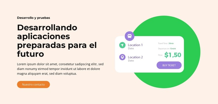 Aplicación móvil personalizada Plantilla CSS