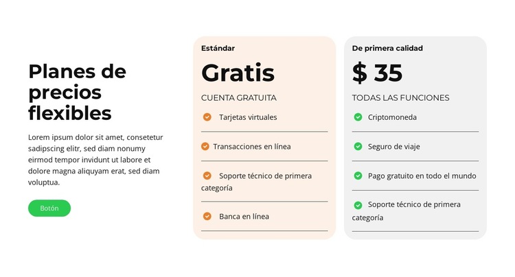 Diseño de Experiencia Digital Plantilla de sitio web