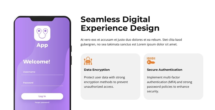 Future-Ready Applications One Page Template