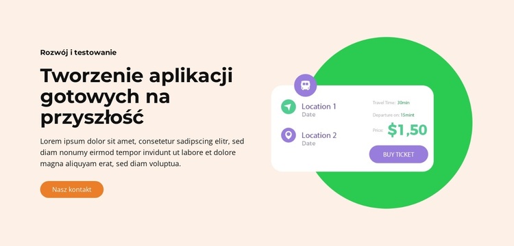Niestandardowa aplikacja mobilna Motyw WordPress