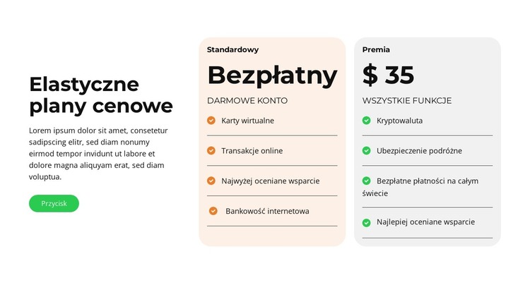 Projektowanie doświadczeń cyfrowych Szablon HTML
