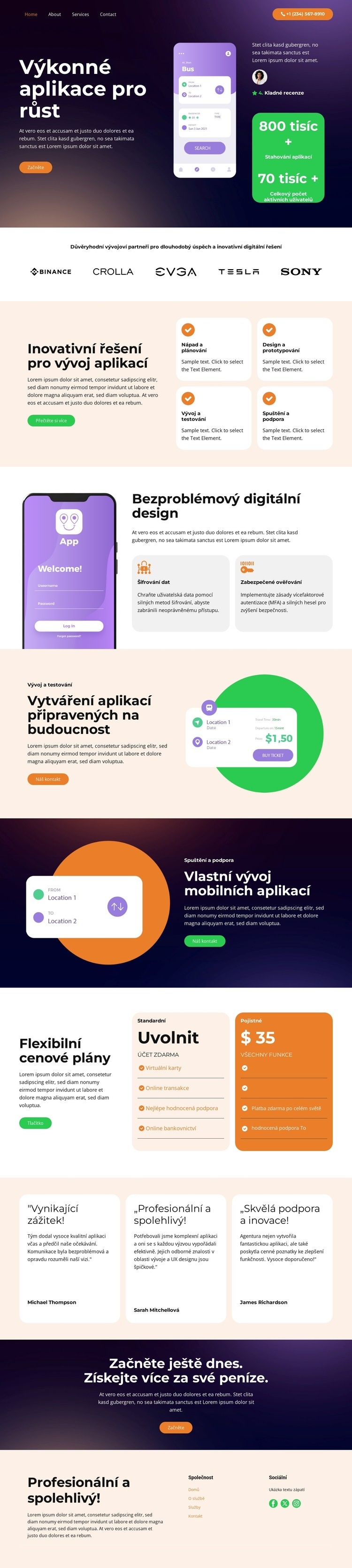 Transformujte nápady do aplikací Šablona