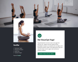 Ashtanga Yoga Için Duyarlı HTML