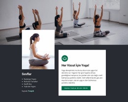 Ashtanga Yoga - Bir Sayfalık Şablon