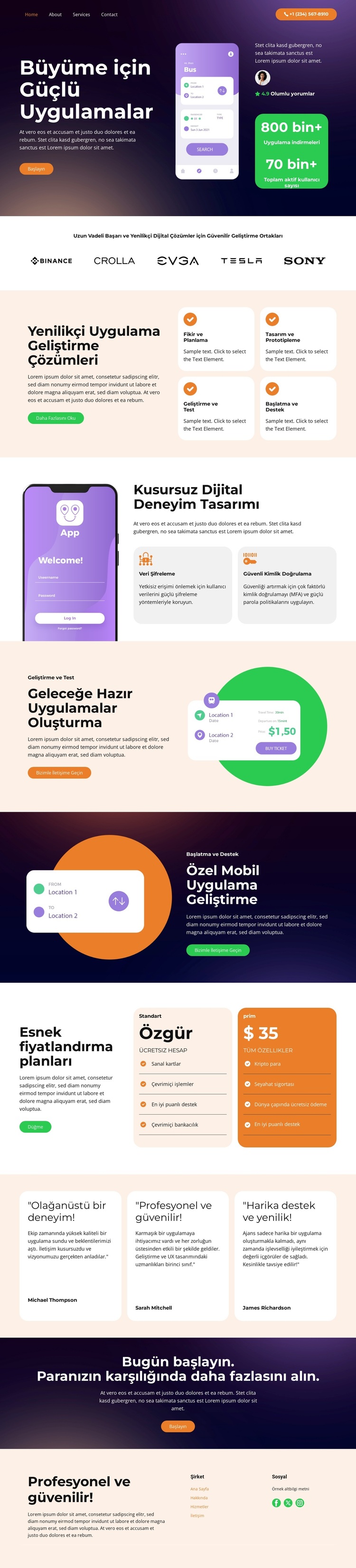 Fikirleri Uygulamalara Dönüştürün WordPress Teması