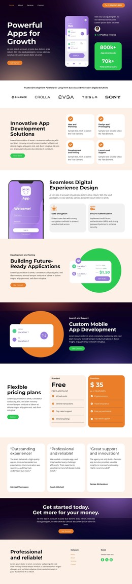 Modern web technology - WordPress Theme by Nicepage