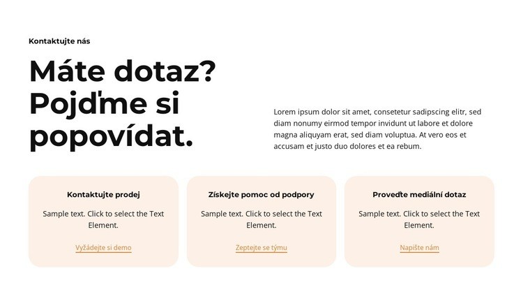 Profesionální a spolehlivý Šablona webové stránky