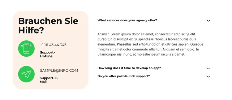Einführung und Support WordPress-Theme