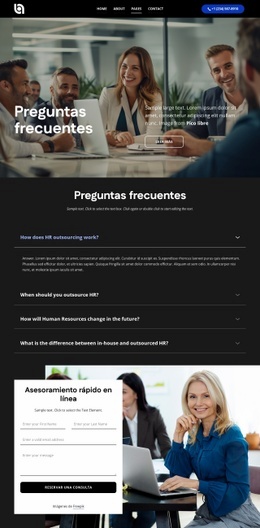 La Lista De Preguntas Y Respuestas Correspondientes - Online HTML Page Builder