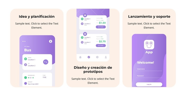 Desarrollo y pruebas Plantilla de sitio web
