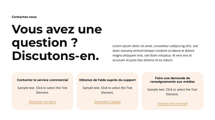 Professionnel et fiable Modèle