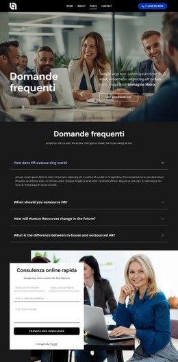 L'Elenco Delle Domande E Le Relative Risposte #Templates-It-Seo-One-Item-Suffix