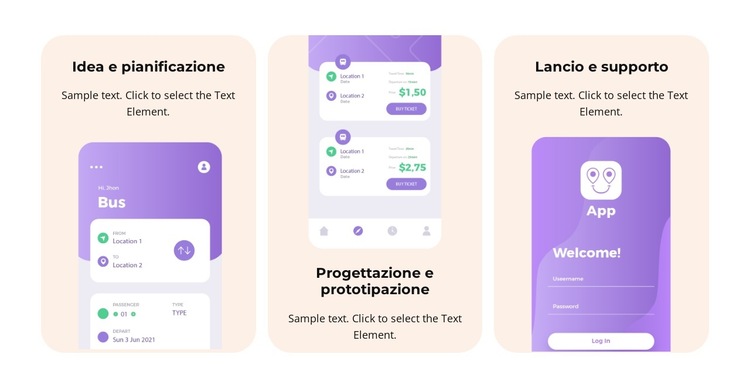 Sviluppo e test Modello di sito Web
