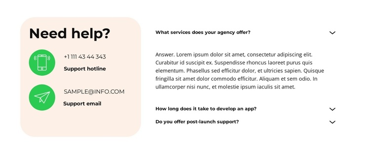 Launch and Support Joomla Template