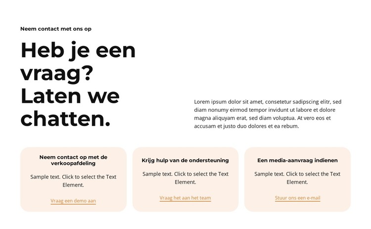 Professioneel en betrouwbaar HTML-sjabloon
