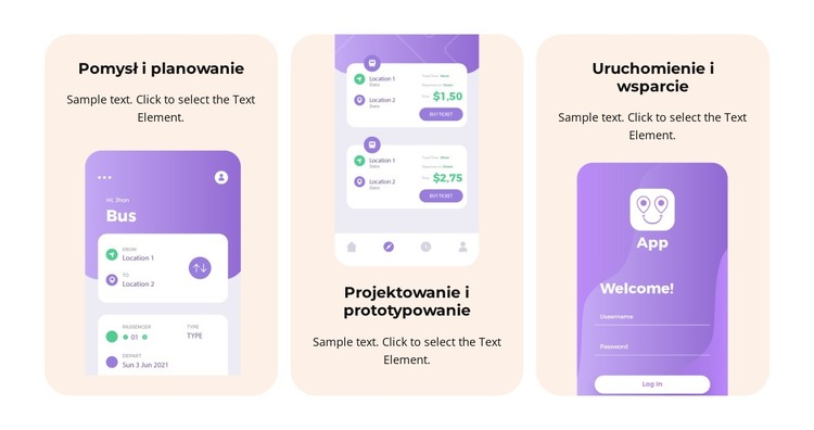 Rozwój i testowanie Szablon HTML