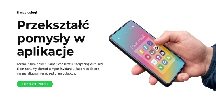 Projektowanie i prototypowanie Szablon witryny sieci Web