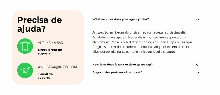 Lançamento e Suporte Design do site