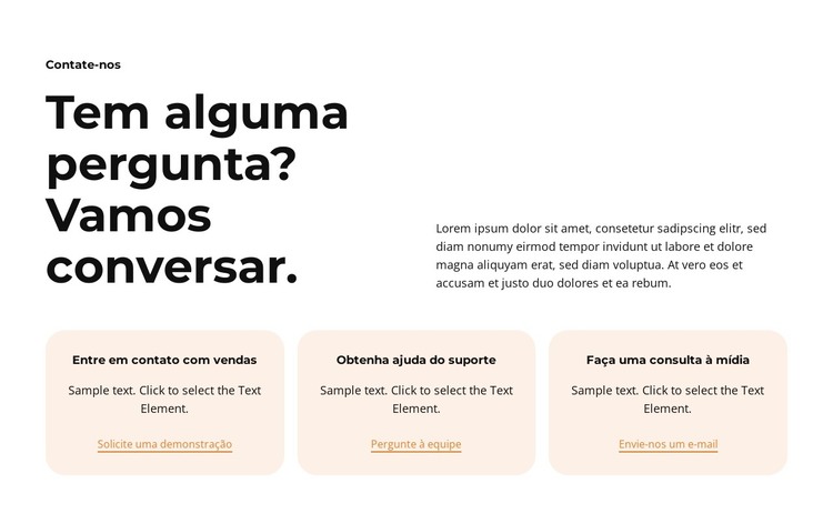 Profissional e confiável Modelo HTML