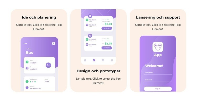 Utveckling och testning HTML-mall