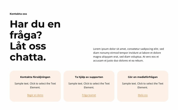 Professionell och pålitlig HTML-mall