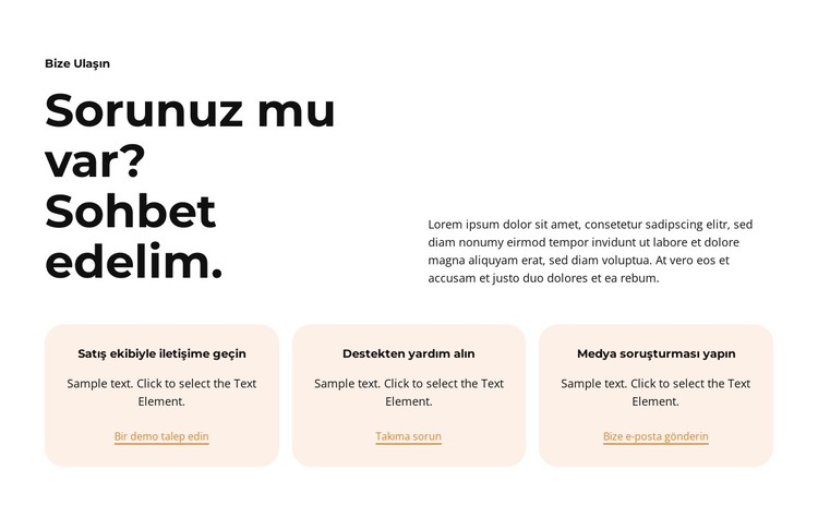 Profesyonel ve güvenilir HTML Şablonu