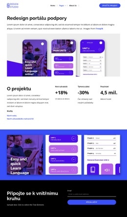 Redesign Aplikace Pro Výuku Jazyků