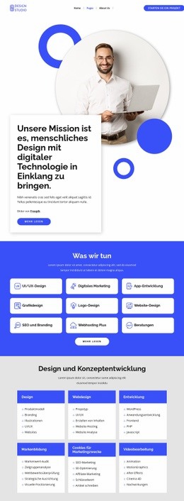 Webdesign Und Website-Entwicklung