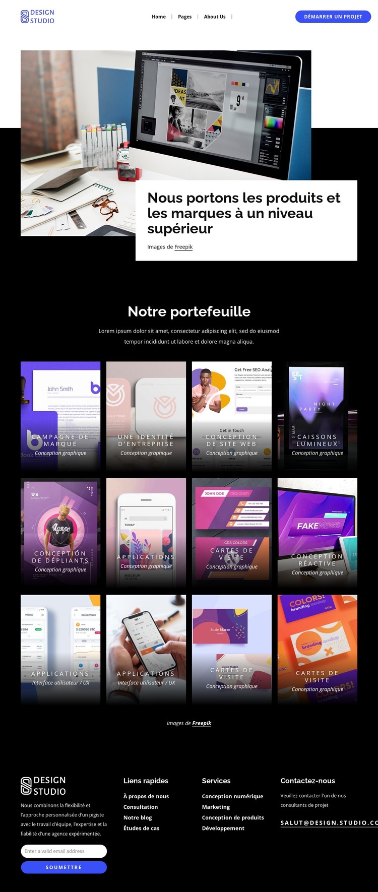 Un design renommé Modèle HTML