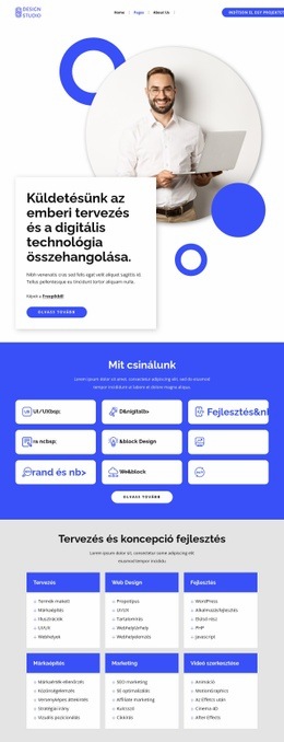 Web Design És Weboldal Fejlesztés – Többcélú WooCommerce Téma