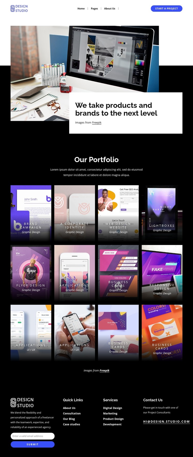 Renowned design WordPress Theme