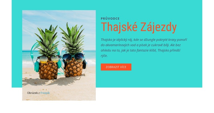 Thajské zájezdy Téma WordPress