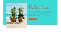 Thailand Tours Ecommerce Website