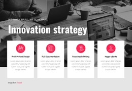 Innovation Strategy CSS Layout Template