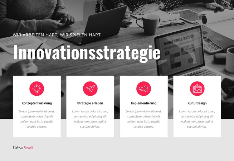 Innovationsstrategie CSS-Vorlage